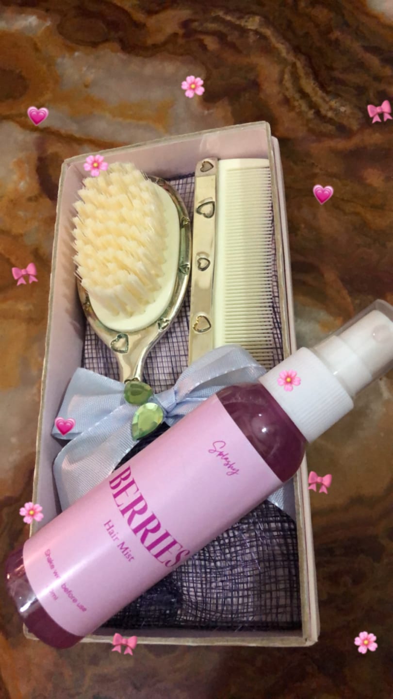 Customer photo review of Splashy™ Hair Mist