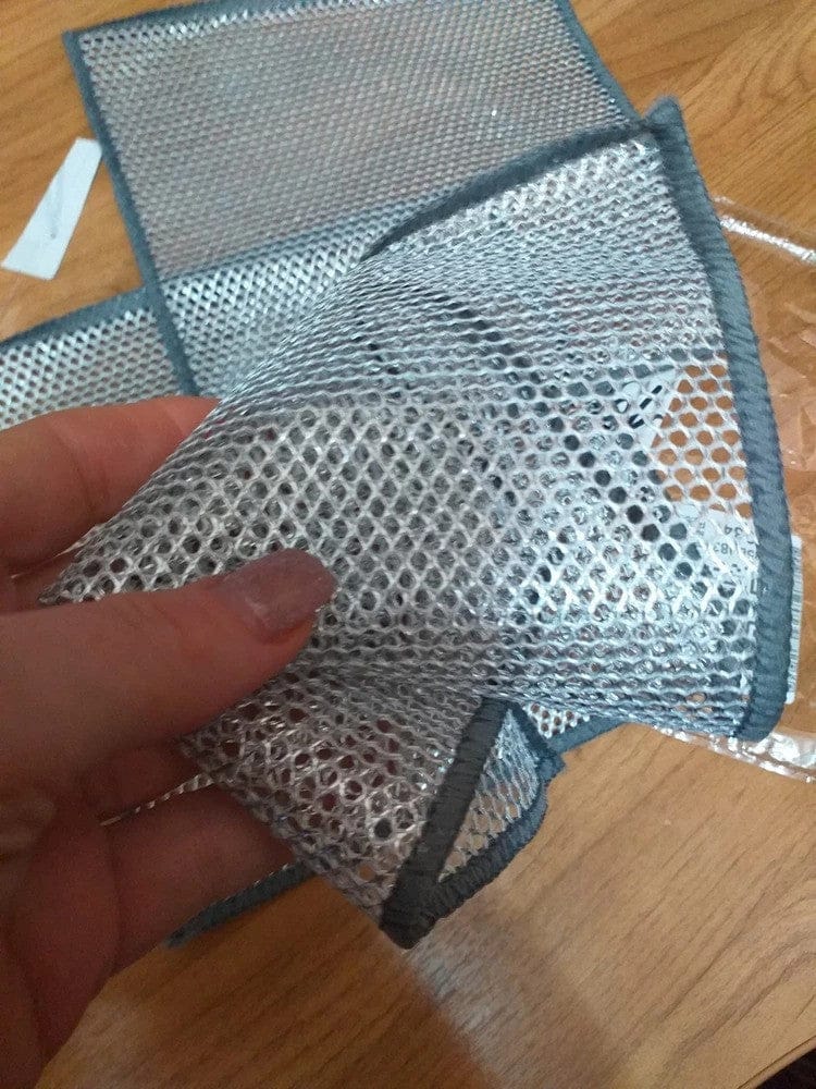 Customer photo review of KitchenClean - Chiffons magiques en laine d'acier