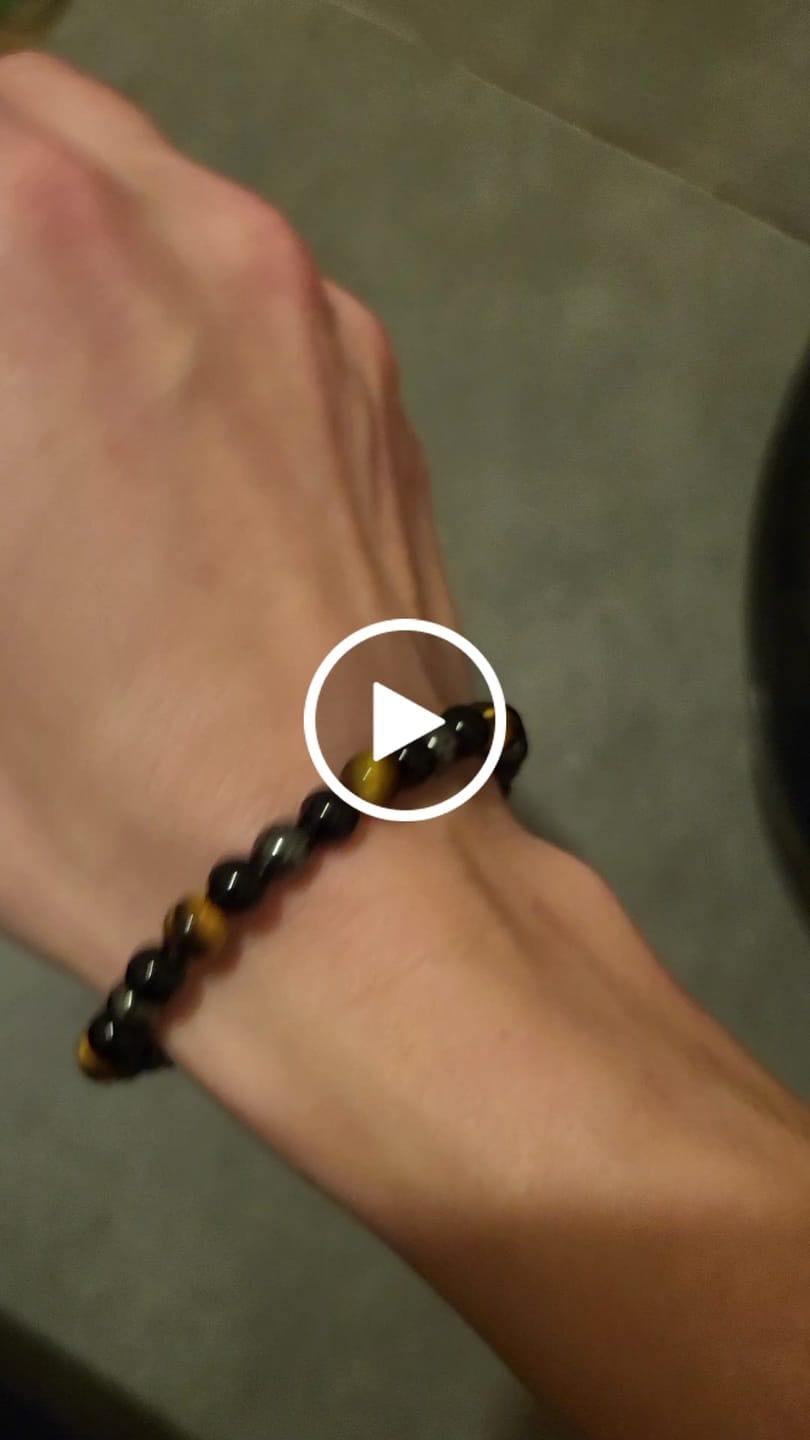 Customer video review of BRACELET TIGRE • BRACELET TRIPLE PROTECTION