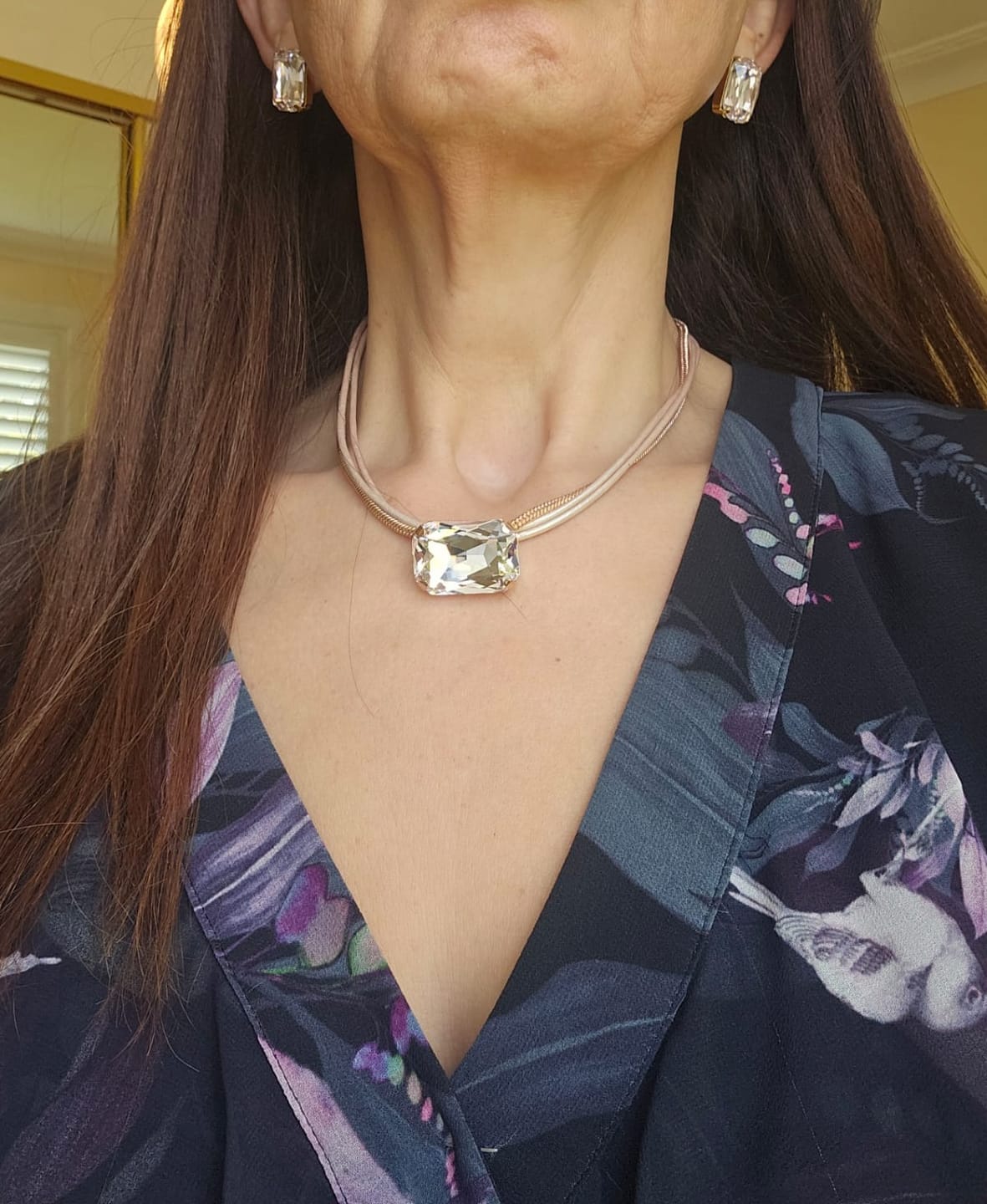Customer photo review of The Gem Choker Necklace