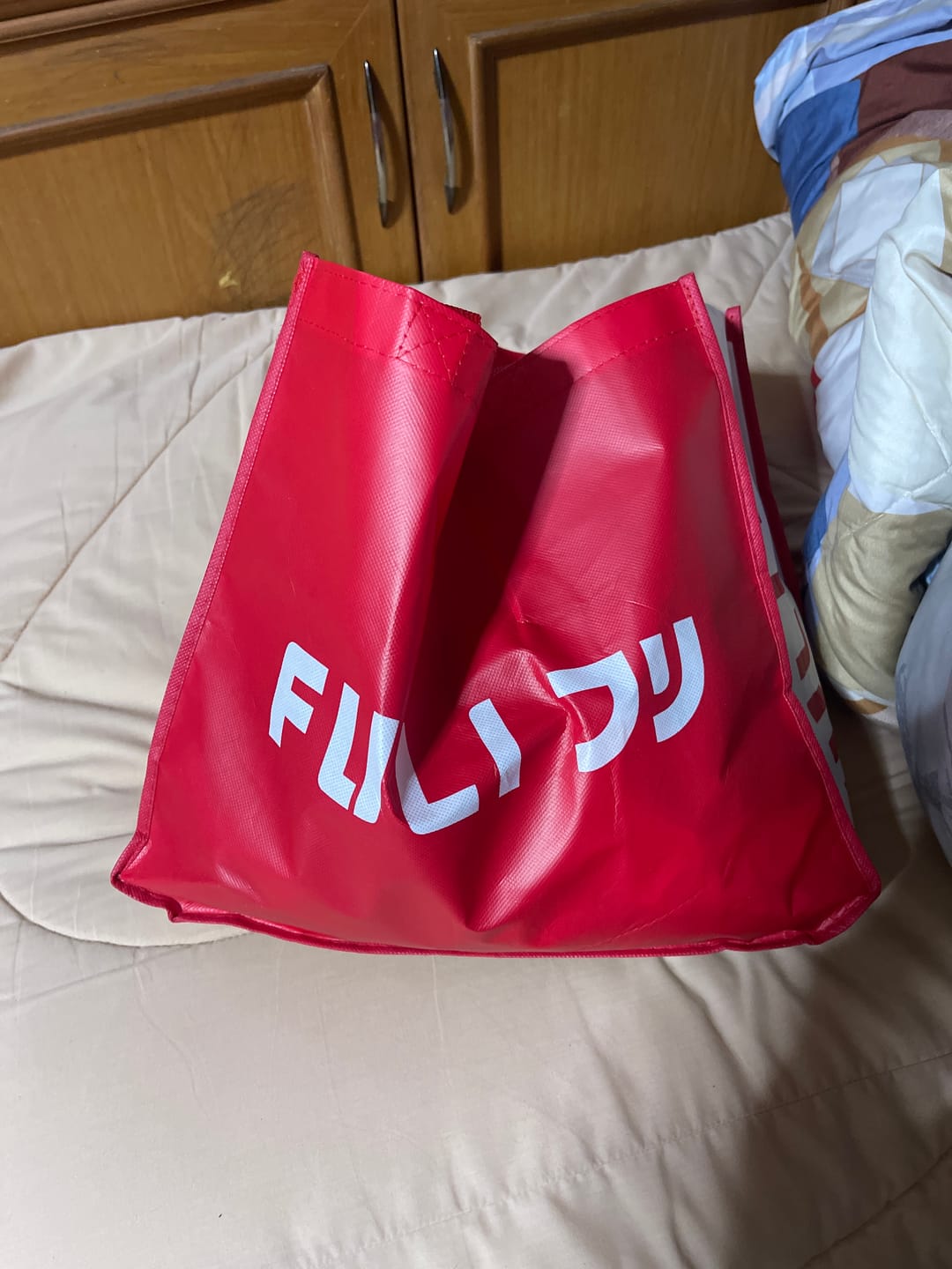 Customer photo review of กระเป๋าผ้ากันน้ำ | Waterproof Reusable Tote Bag