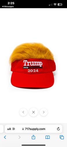 Customer photo review of Trump Hat
