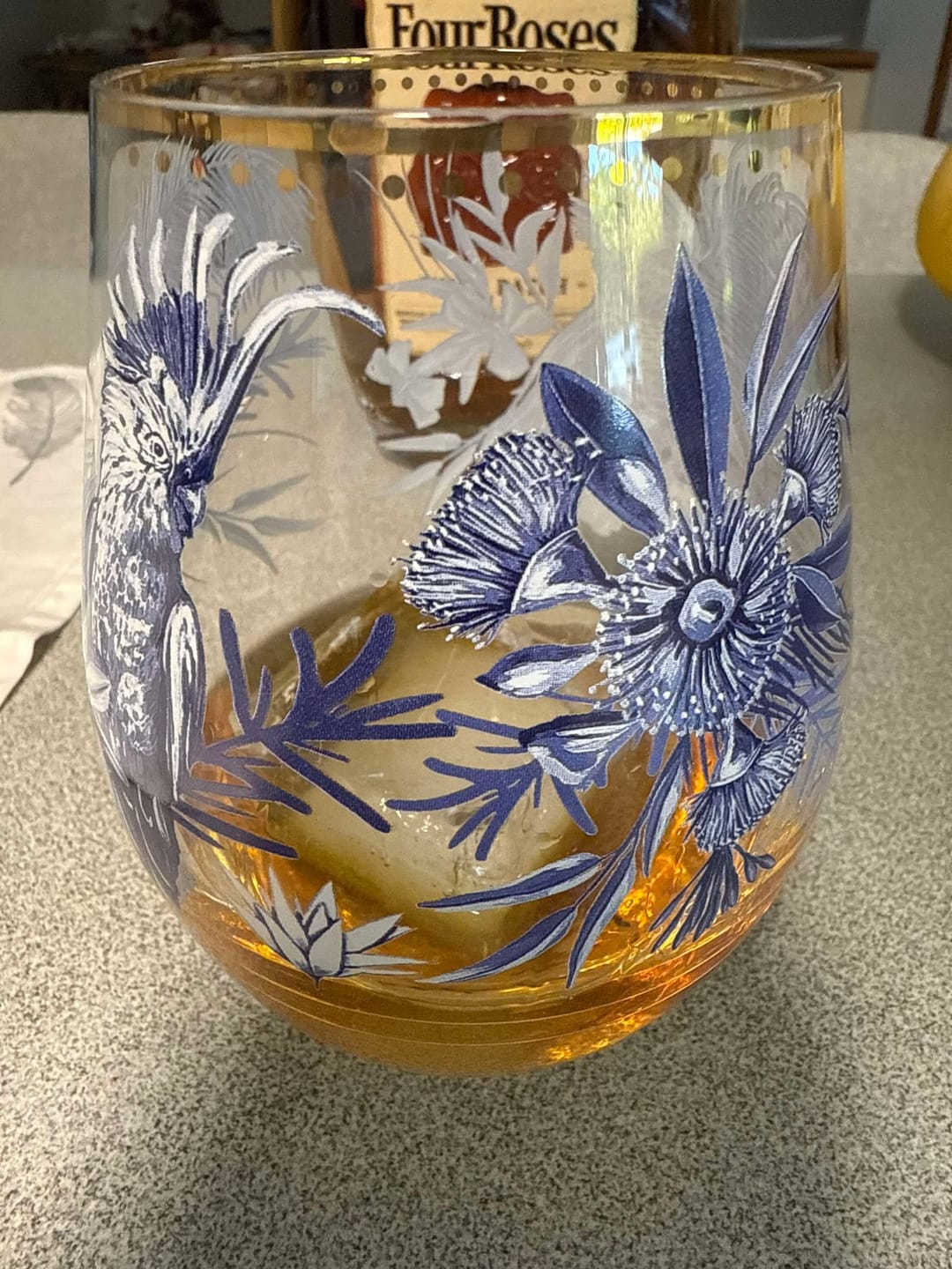 Customer photo review of Glass Tumbler Large Dynasty Of Nature (Set of 2 glasses)