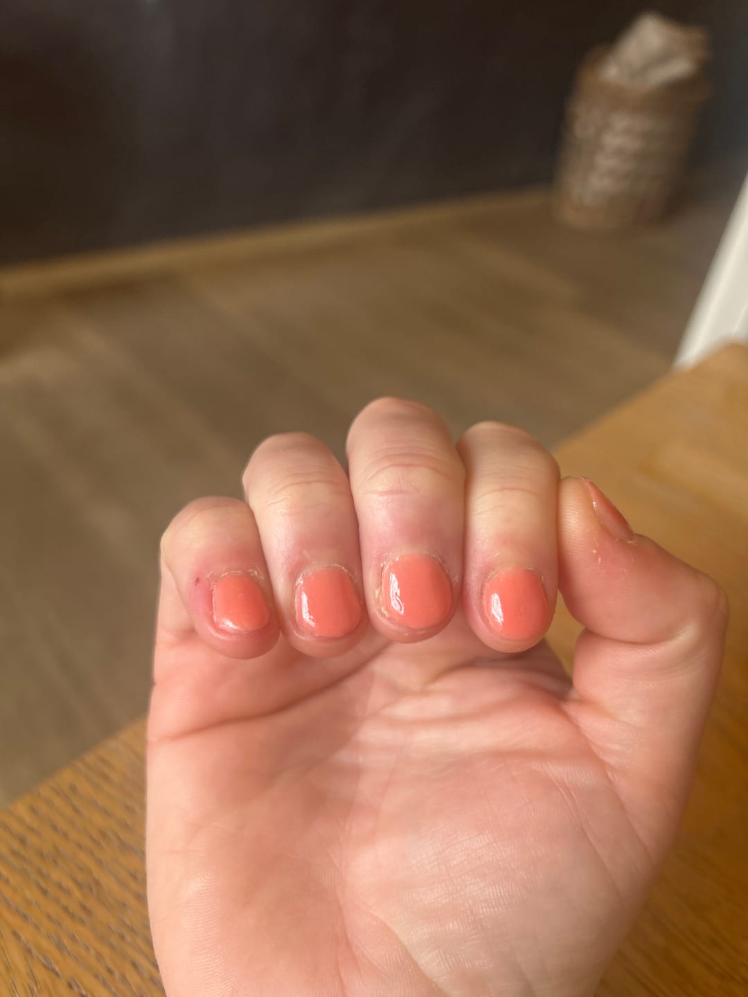 Customer photo review of Sunset Lover Dipping Powder