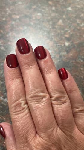 Customer photo review of Hot Love Square Nails - Press On Nails