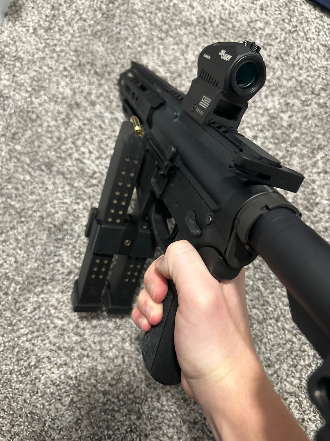 Customer photo review of Glock Mag Coupler (9mm/.40)