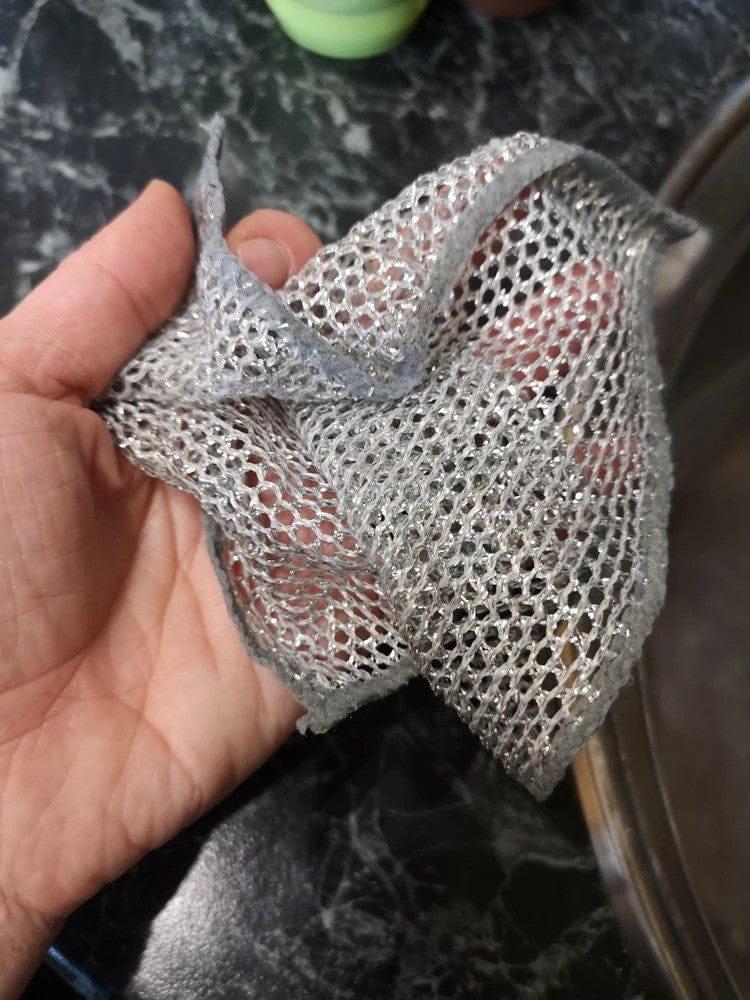 Customer photo review of KitchenClean - Chiffons magiques en laine d'acier
