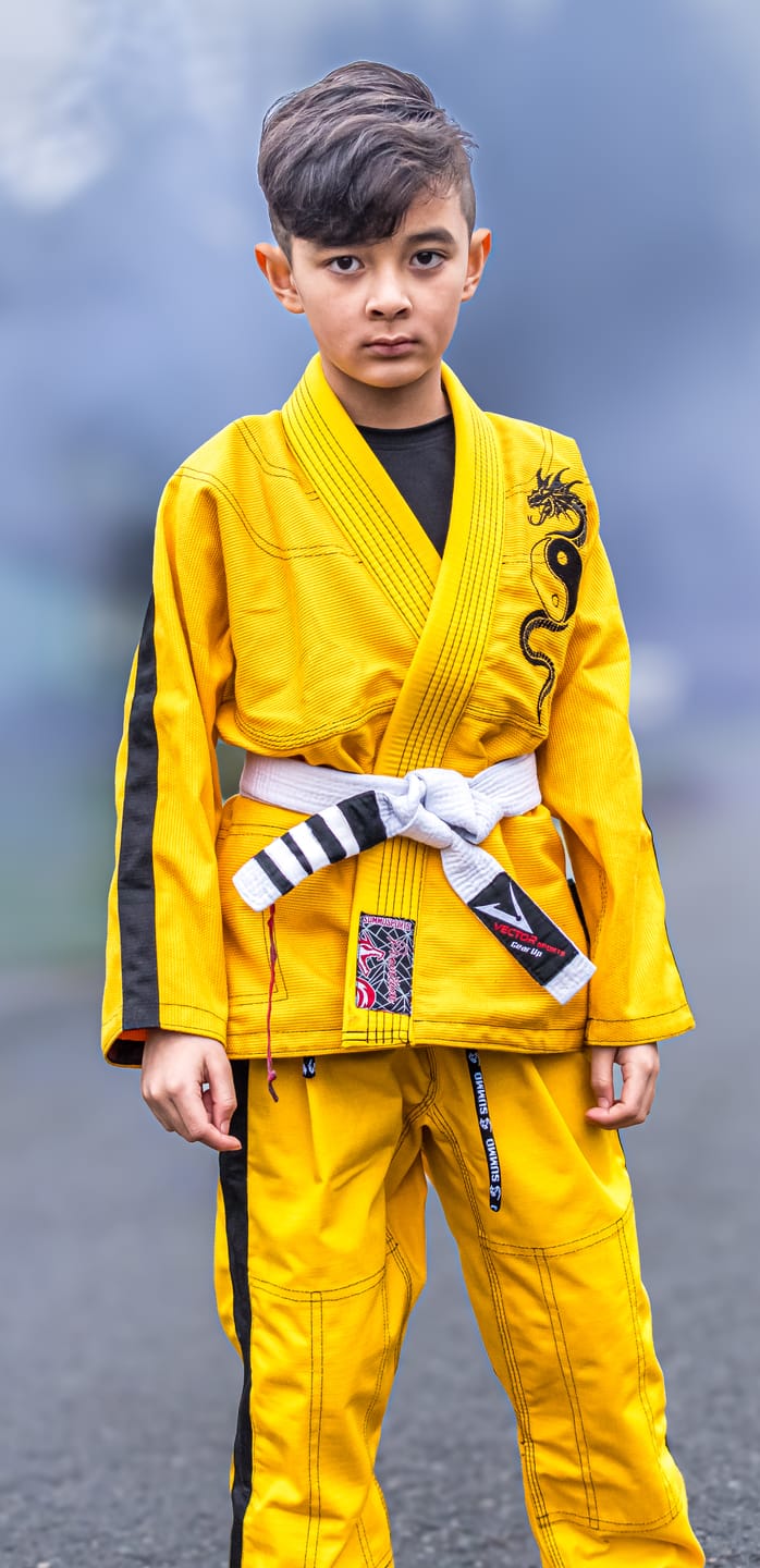 Customer photo review of Yellow Fury Sublimation Brazilian Jiu Jitsu Gi (BJJ GI)