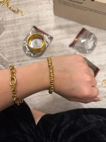 Customer photo review of Chain Link Bracelets