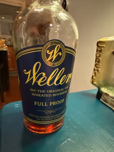 Customer photo review of W.L. Weller Full Proof Kentucky Straight Bourbon Whiskey (750ml)