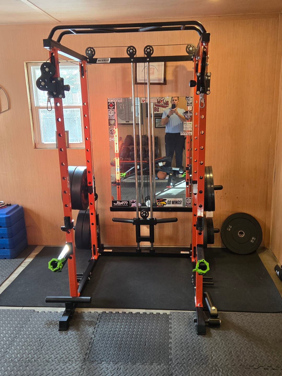 Customer photo review of RitFit PPC03 1000lbs Power Cage with Smooth Cable System
