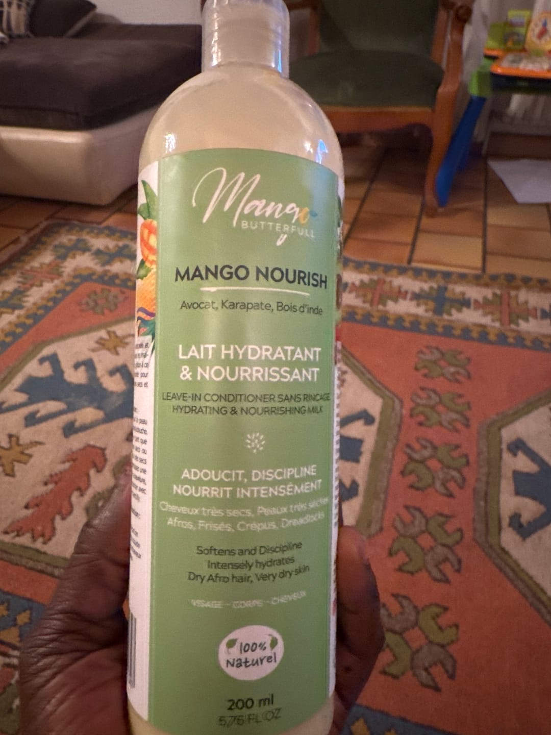 Customer photo review of Lait hydratant et nourrissant - NOURISH