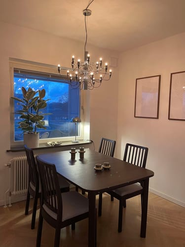 Customer photo review of Elegant Ljuskrona 18 Krom