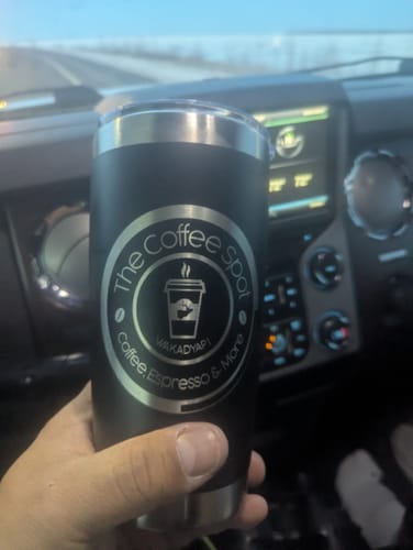 Customer photo review of (6 Pieces) Custom Laser Engraved - 20oz Tumblers