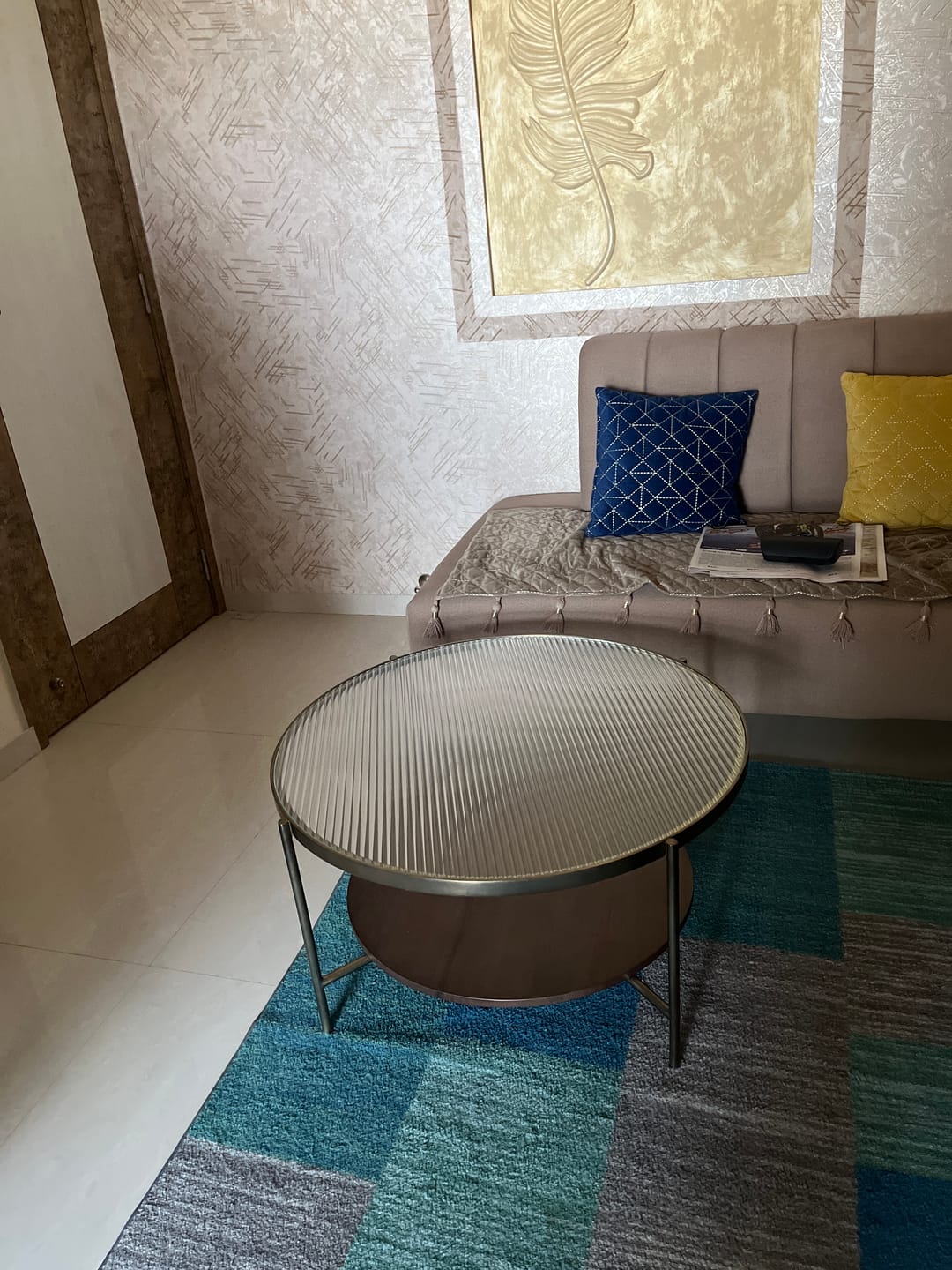 Customer photo review of Mira Gold Coffee Table