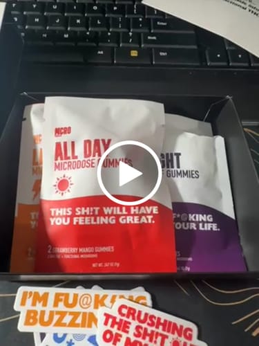 Customer video review of MCRO Edibles Bundle - 10ct of each Blend