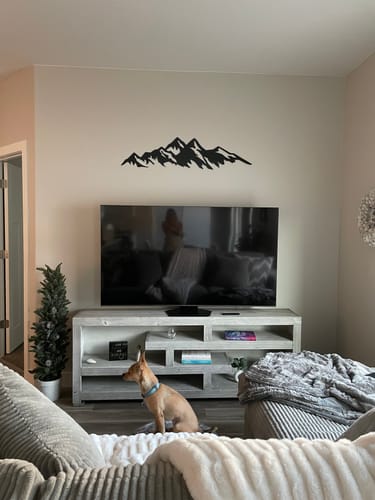Customer photo review of Mountains - Metal Wall Art