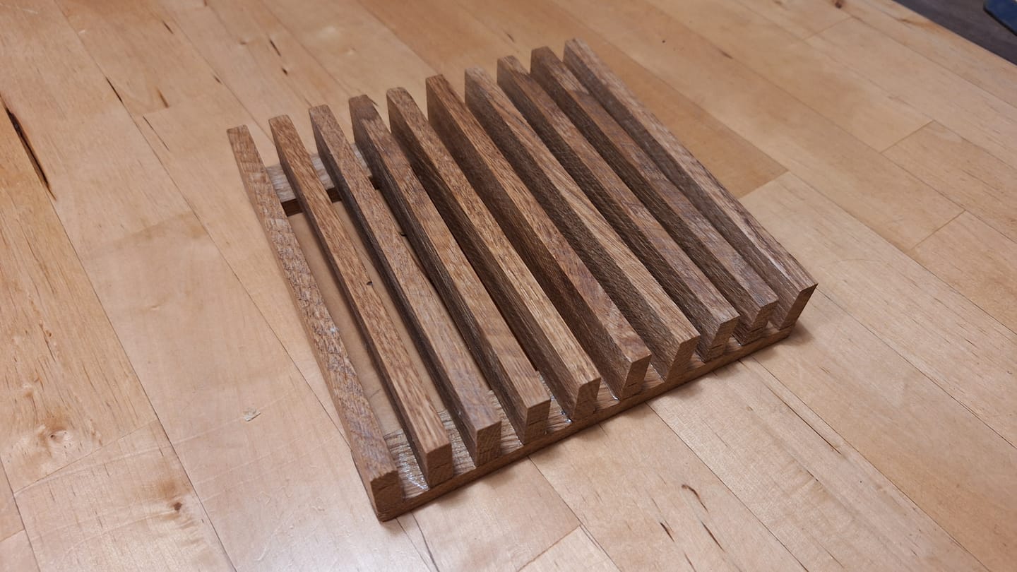 Customer photo review of Eiche Klötzchen 22 x 8 x 160 mm