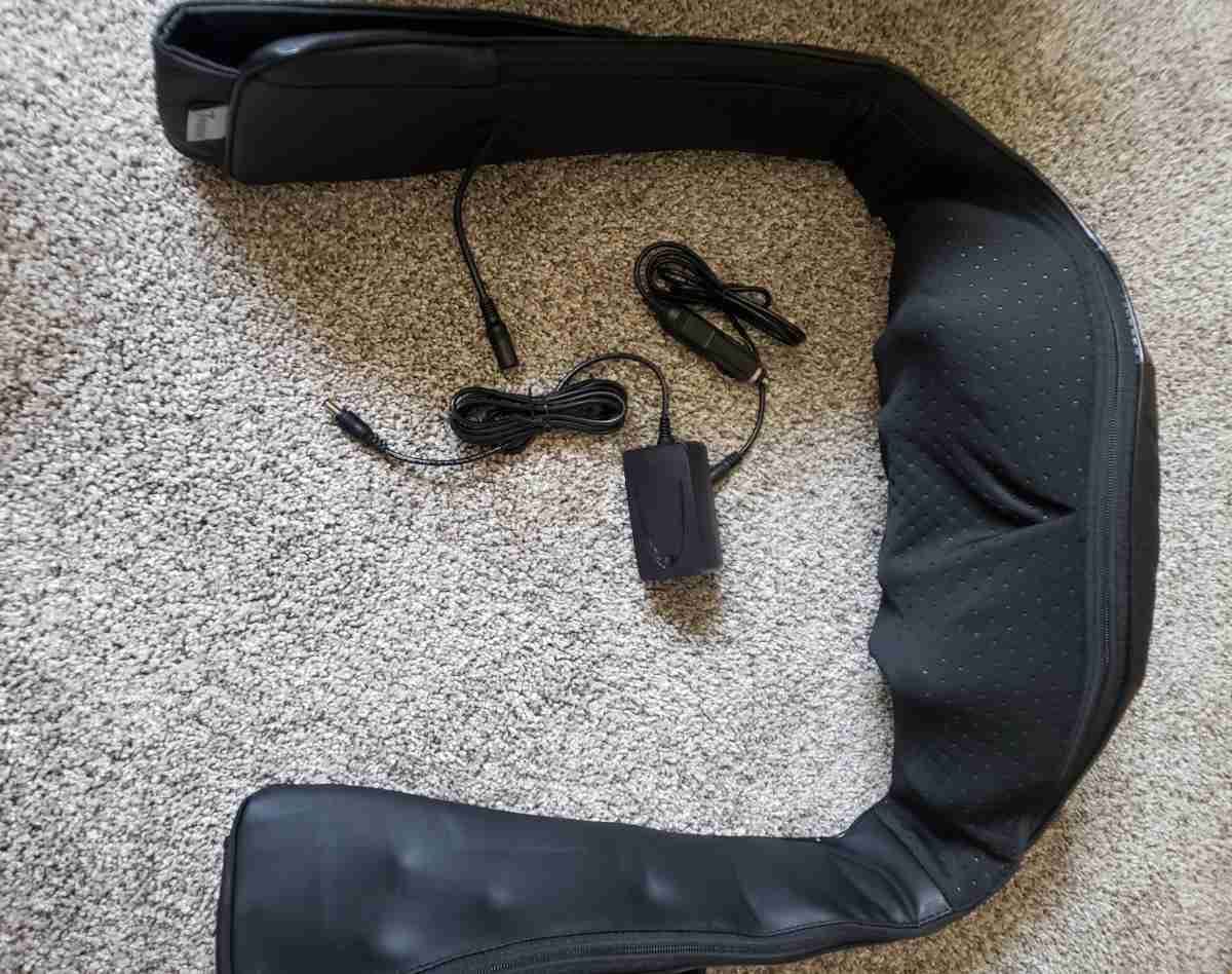 Customer photo review of Massager for Neck & Back with Heat | Deep Tissue