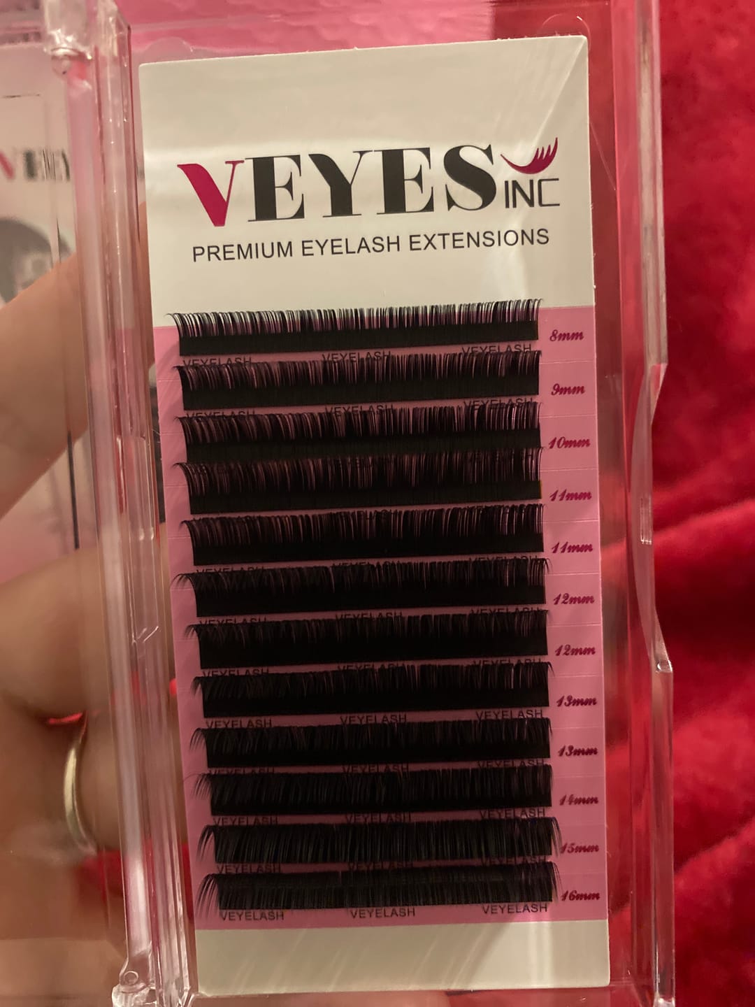 Customer photo review of Classic Lash Extensions 0.10mm