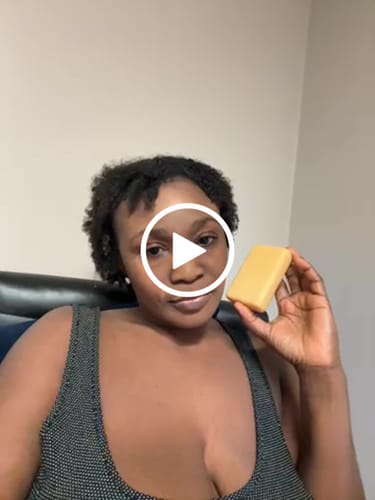 Customer video review of Fair and White AHA Exfoliating Soap 200gr