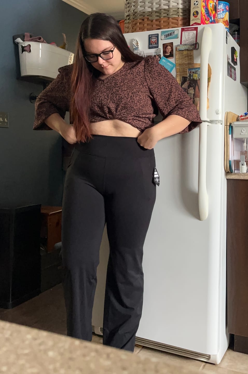 Customer photo review of FlexFit Wide Leg Pants