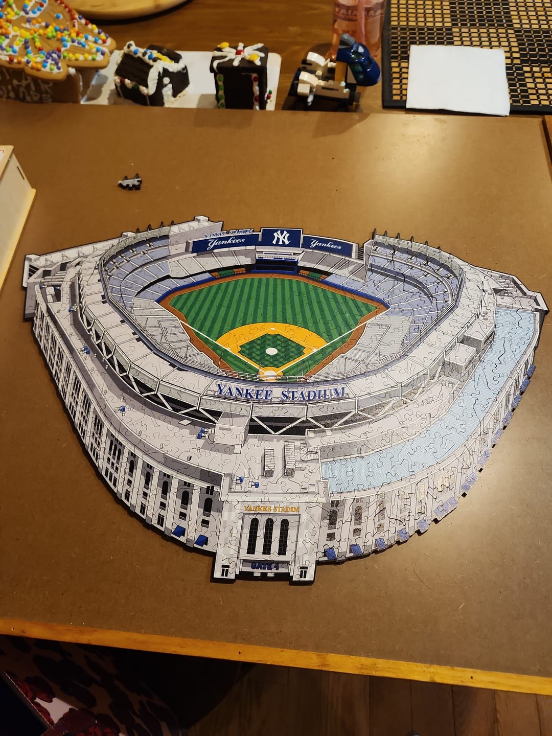 Customer photo review of New York Yankees™ Stadium - Wooden Puzzle