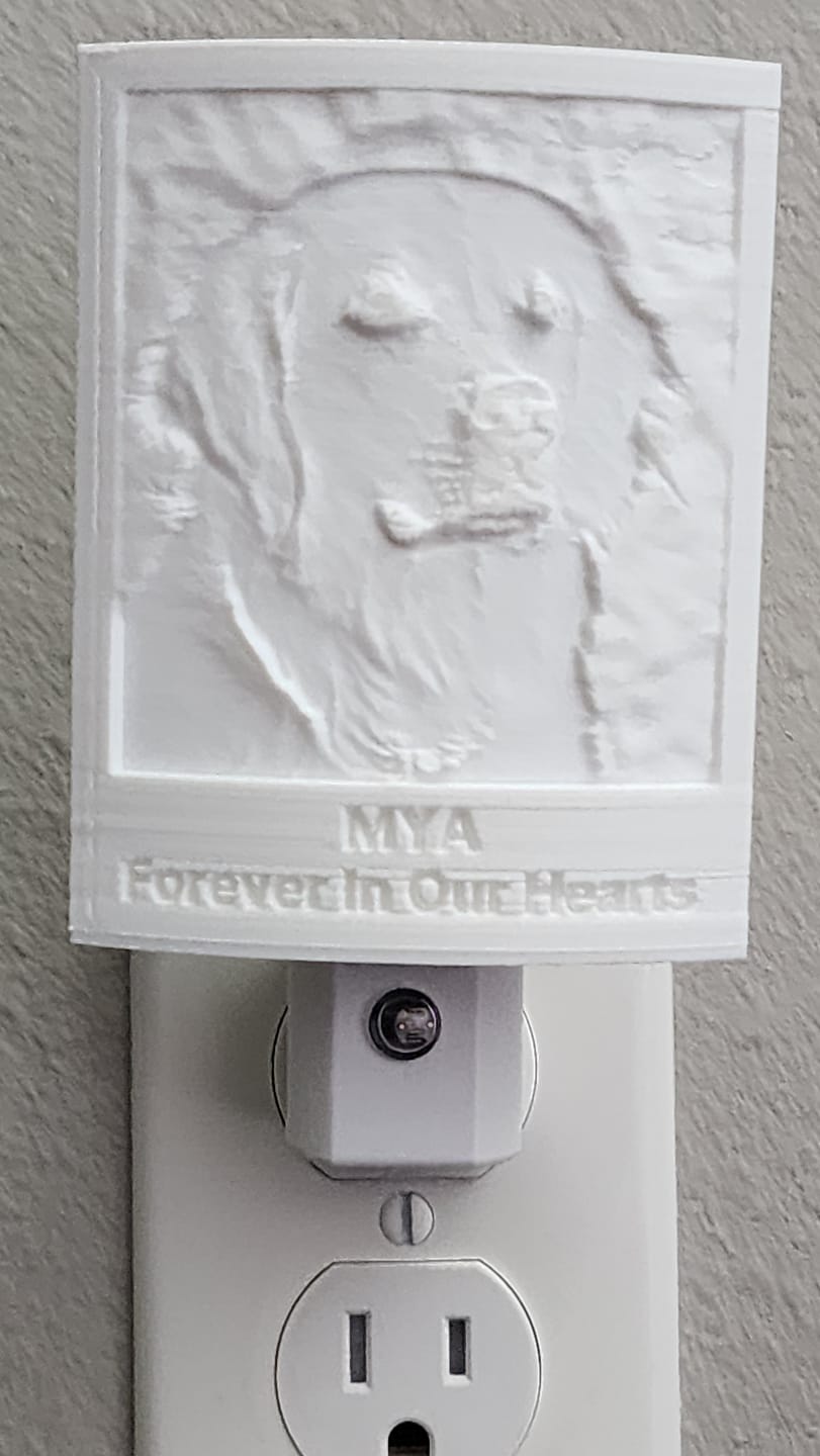 Customer photo review of Memory Frame™ Personalized Night Light