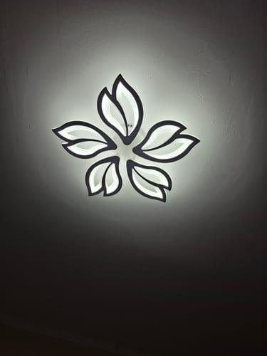 Customer photo review of Lustra LED ANEMONE Echivalent 500W Telecomanda