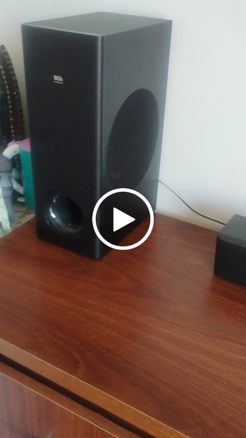 Customer video review of Barra de Sonido Blik Surreal80