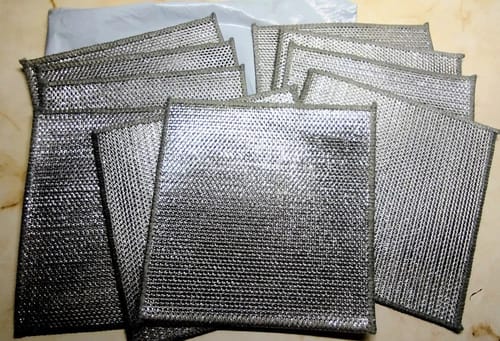 Metalowa ściereczka do czyszczenia