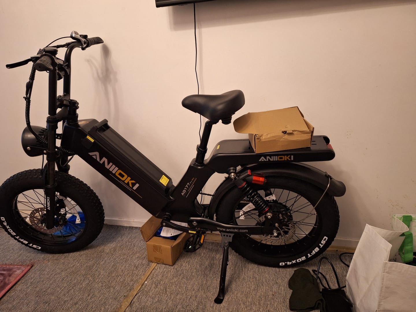Customer photo review of 2025 Upgrade  AQ177 Pro Max 52V eBike