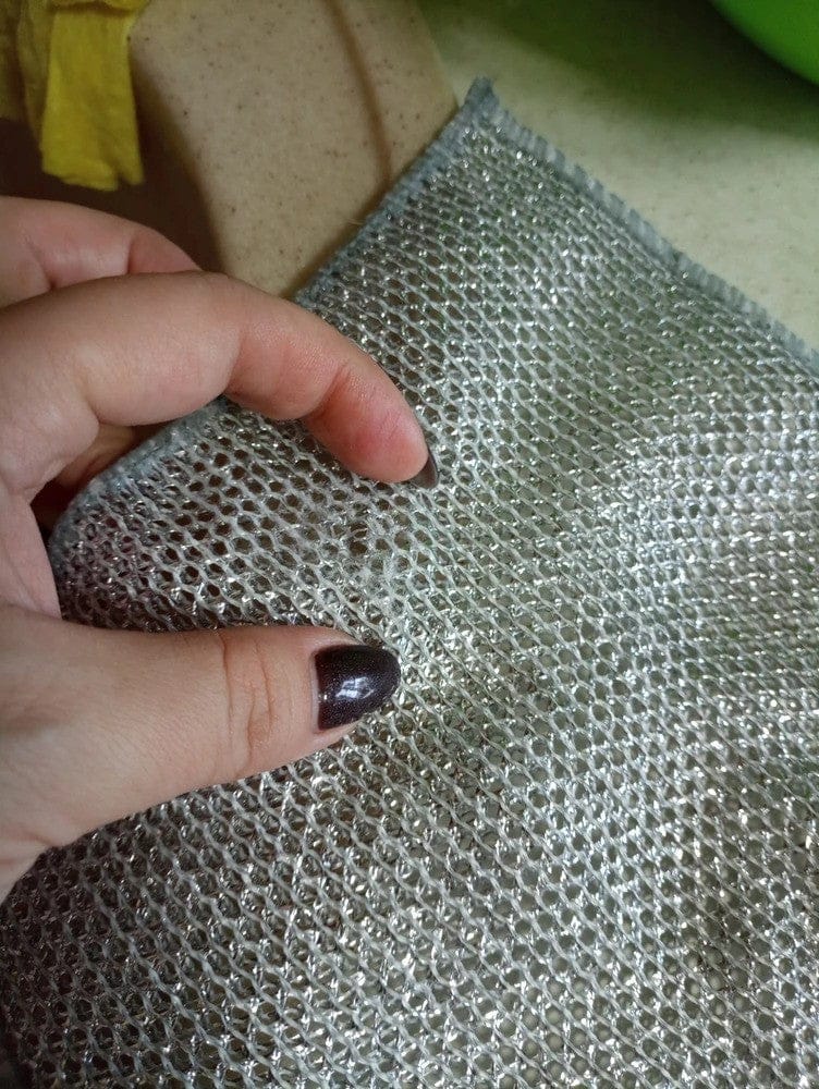 Customer photo review of KitchenClean - Chiffons magiques en laine d'acier