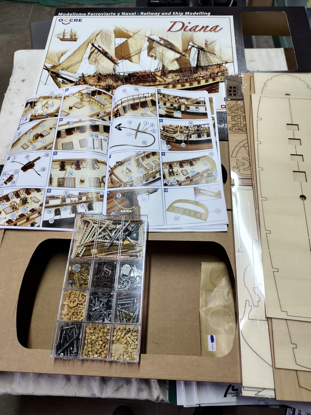 Customer photo review of Maqueta Barco Diana