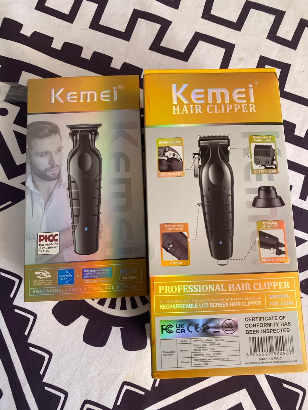 Customer photo review of pack kemei cyber