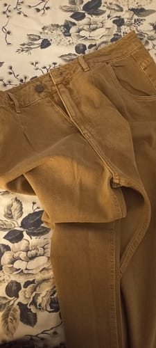 Ana Cristina H. review of Calça Jeans Slouchy Cacau Marrom Claro image 1 out of 1