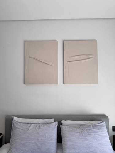 Customer review photo for Abstract Painting Set of 3 #SP033