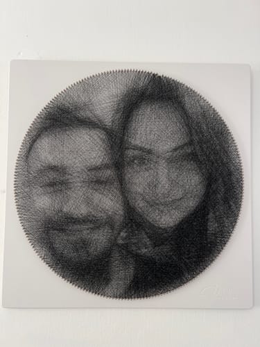 Customer photo review of יצירה בחוטים לפי תמונה אישית "RingString"