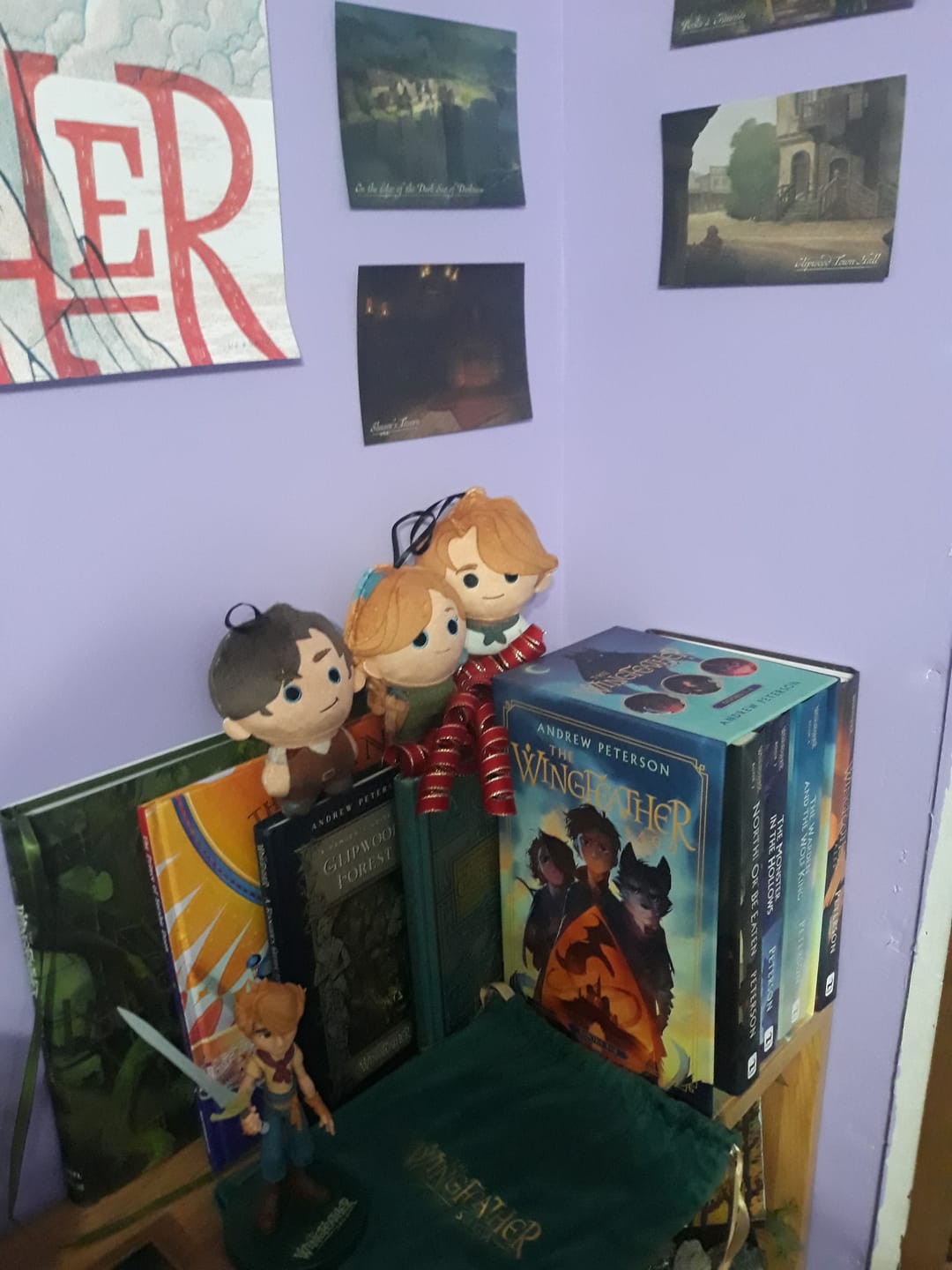 Customer photo review of Wingfeather Plushie Ornaments Pack of 3