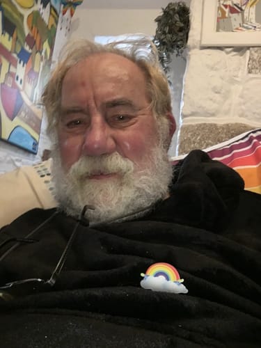 Customer photo review of Mystery Pride Pin