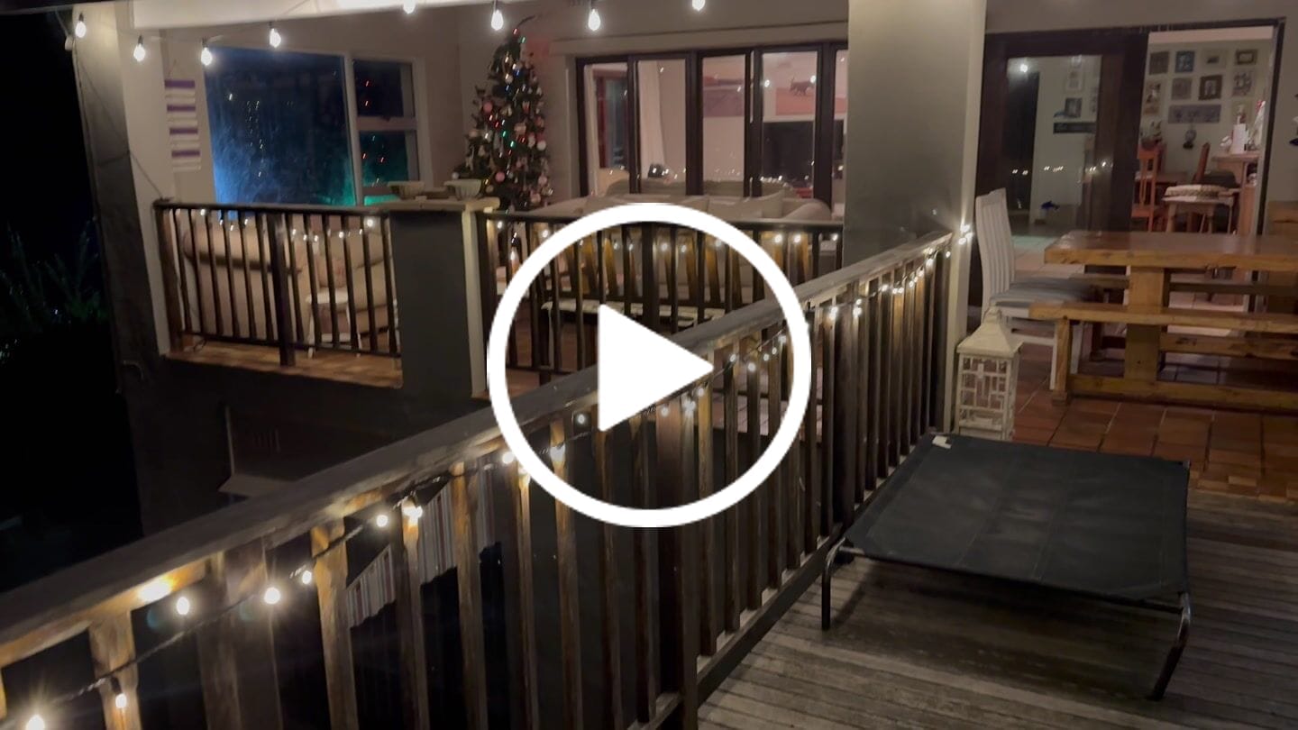 Customer video review of Outdoor Christmas Fairy Lights - 20m, Heavy Duty