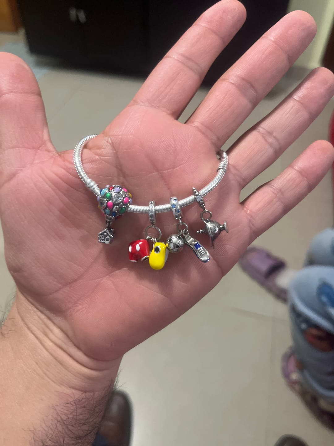 Customer photo review of Pulsera Cola de Raton