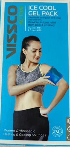 Customer photo review of Icecool Gel Pack | Re-Freezable for Instant Pain Relief & Swelling (Blue)
