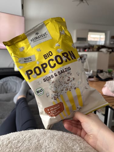 Customer photo review of Bio Popcorn Süß-Salzig