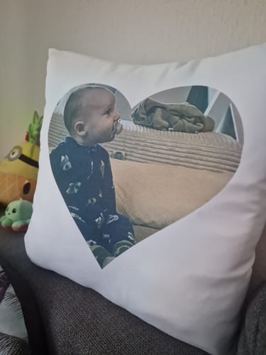 Kundenbewertung mit Foto zu Bedrucktes Kissen mit eigenem Foto