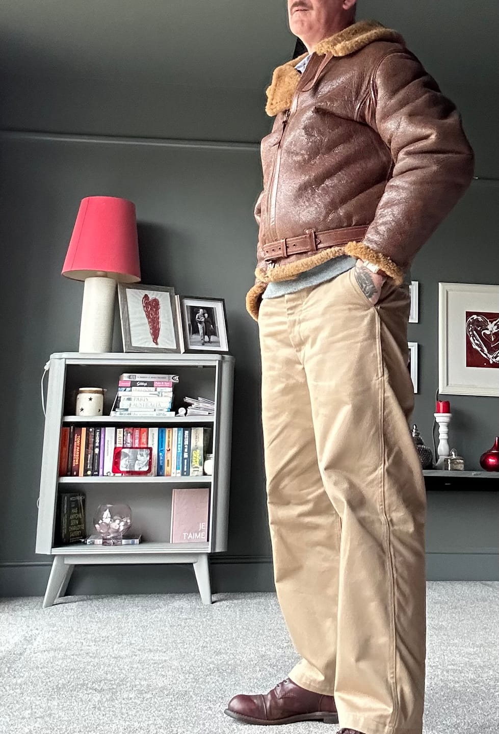 Customer photo review of 1942 US Army Chino Trousers