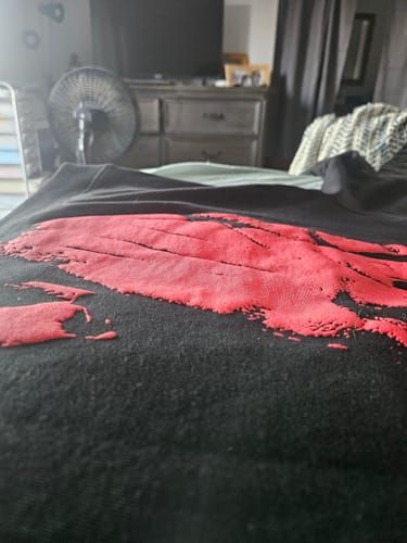 Customer photo review of Revenge Xxxtentacion Kill Hoodie Black/Red