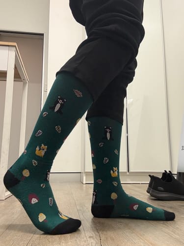 Customer photo review of Woodland Bamboo Compression Socks