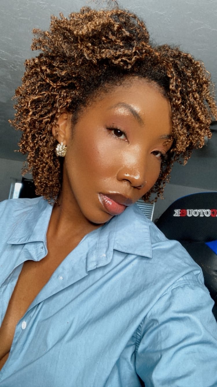 Customer photo review of INDULGE Moisturizing Deep Conditioning Treatment