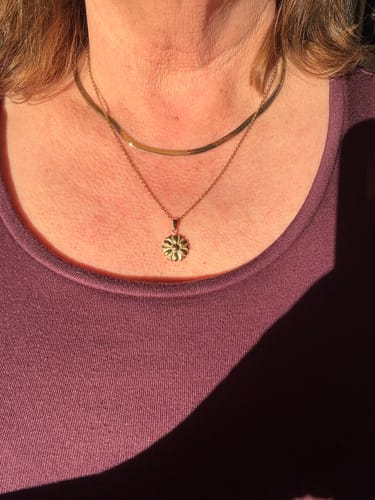 Customer photo review of Essentials Snake Chain Necklace